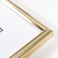 Фоторамка пластик "Радуга" 30х40 см, золото Фоторамка пластик "Радуга" 30х40 см, золото