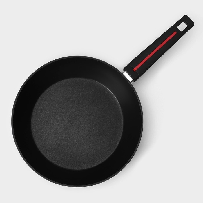 Сковорода Magistro Flame, d=28 см, h=7,5 см, антипригарное покрытие, индукция, цвет чёрный