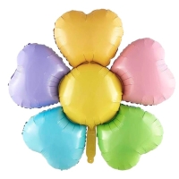 Шар фольгированный 40" &laquo;Ромашка-макарун&raquo;