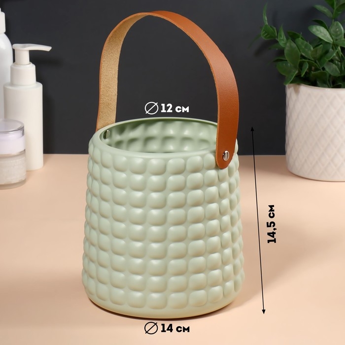 Подставка для хранения, d = 13,5 &times; 14,5 &times; 15 см, цвет МИКС