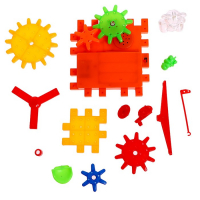 Конструктор &laquo;Забавные шестерёнки&raquo;, световые и звуковые эффекты, работает от батареек, 81 деталь