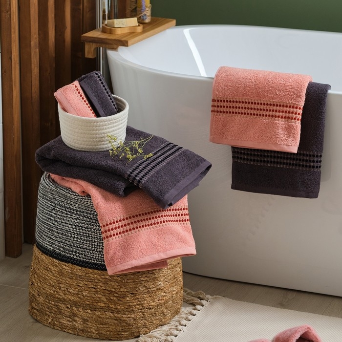 Полотенце махровое Love Life «Адажио» 50х90 см, серый, 100% хл, 450 гр/м2 Полотенце махровое Love Life «Адажио» 50х90 см, серый, 100% хл, 450 гр/м2