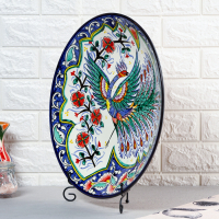 Ляган Риштанская Керамика "Жар-птица", 41 см Ляган Риштанская Керамика "Жар-птица", 41 см