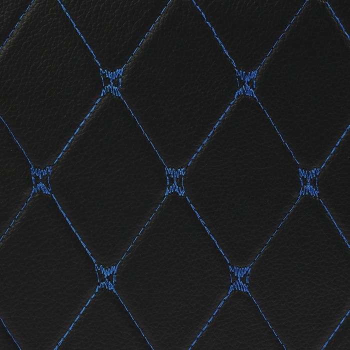 Органайзер кофр в багажник, 55 х 30 х 31 см, экокожа, черный-синий