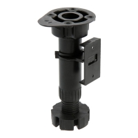 Опора пластиковая ТУНДРА, регулируемая d=26, H=120-160 мм, с клипсой, черная, набор 4 шт Опора пластиковая ТУНДРА, регулируемая d=26, H=120-160 мм, с клипсой, черная, набор 4 шт