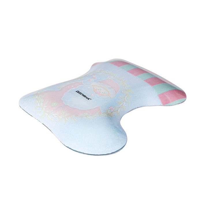 Блюдо новогоднее стеклянное сервировочное Доляна «Сапожок. Дед Мороз», 16×14 см Блюдо новогоднее стеклянное сервировочное Доляна «Сапожок. Дед Мороз», 16×14 см