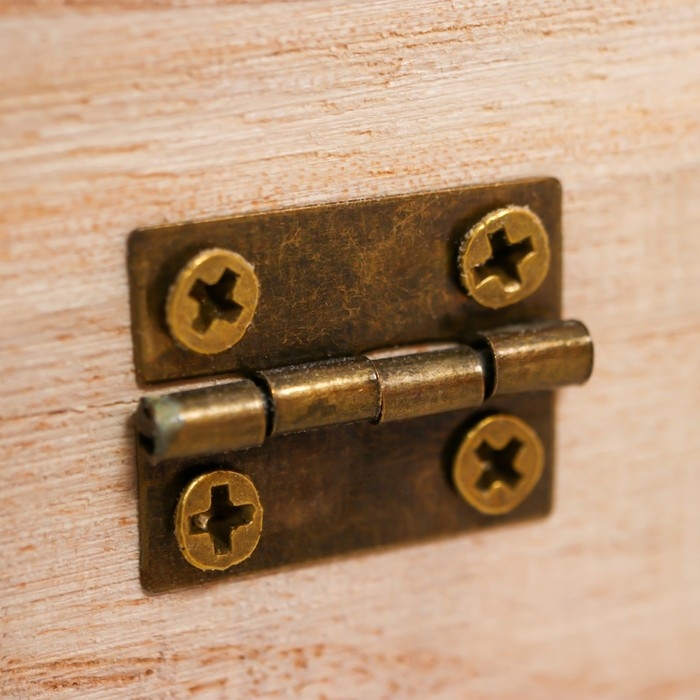 Шкатулка дерево для росписи Шкатулка дерево для росписи "Прямоугольная" 5,5х10х6 см