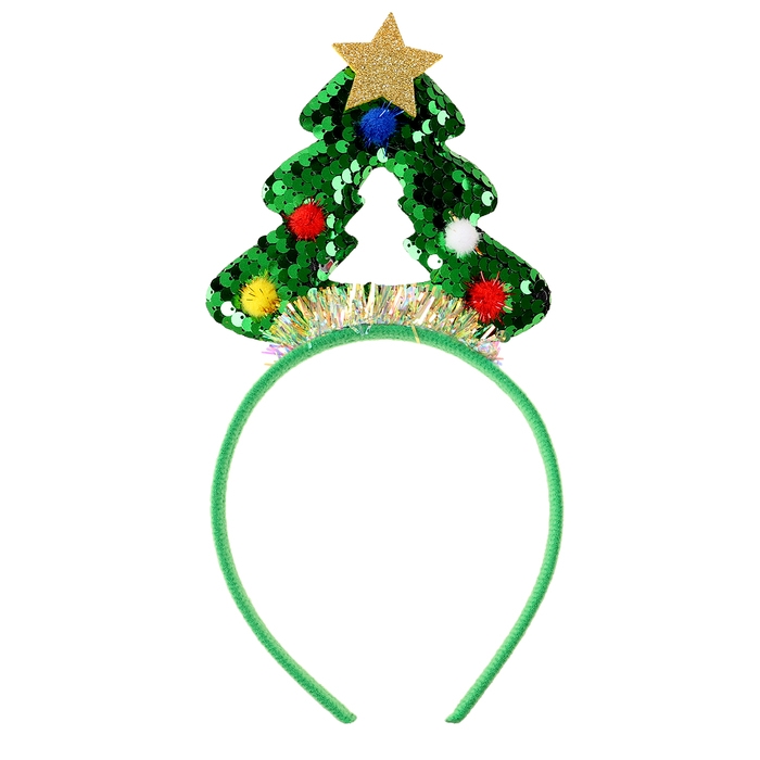 Новый год! Карнавальный ободок &laquo;Ёлочка&raquo;, цвет МИКС