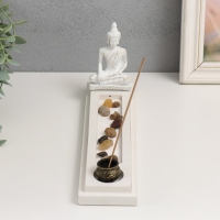 Подставка под благовония "Будда" песок+аромапалочка+камни 29х7х12,2 см Подставка под благовония "Будда" песок+аромапалочка+камни 29х7х12,2 см