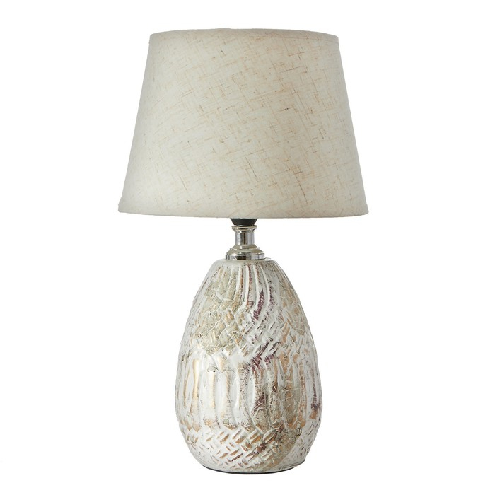 Настольная лампа 16794/1 E14 40Вт бело-бежевый 20x20x33 см RISALUX