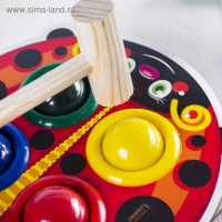 Стучалка-сортер &laquo;Божья коровка&raquo;, с молотком