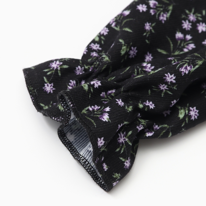 Платье Крошка Я "Васильки", рост 80-86, черный