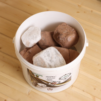 Камень для бани "Смесь" жадеит, яшма, кварц, ведро 15 кг, фракция 70-120 мм Камень для бани "Смесь" жадеит, яшма, кварц, ведро 15 кг, фракция 70-120 мм