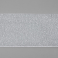 Шторная лента люверсная, клеевая односторонняя, 10 см, 50 &plusmn; 1 м, цвет белый