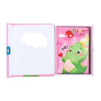 Записная книжка подарочная, 45 листов, линия, на замке Дракоша (16,3х12,7см) Записная книжка подарочная, 45 листов, линия, на замке Дракоша (16,3х12,7см)