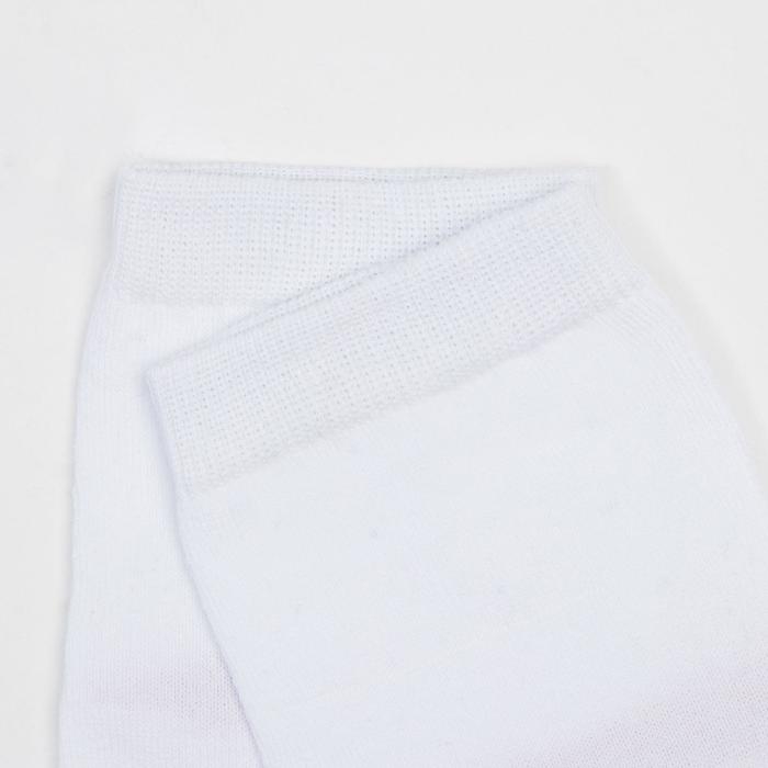 Носки детские &laquo;Олень&raquo; цвет белый/красный, размер 20-22