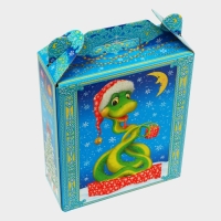 Новый год. Подарочная коробка новогодняя Подарок "Визит" 16,8 х 7 х 25 см. Новый год. Подарочная коробка новогодняя Подарок "Визит" 16,8 х 7 х 25 см.