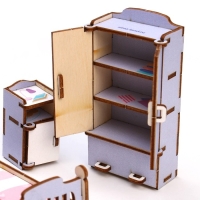 Кукольная мебель «Спальня» Кукольная мебель «Спальня»