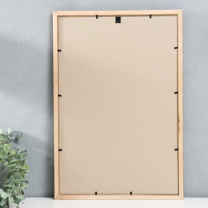 Фоторамка сосна с19 орех 30х45 см (пластиковый экран) Фоторамка сосна с19 орех 30х45 см (пластиковый экран)