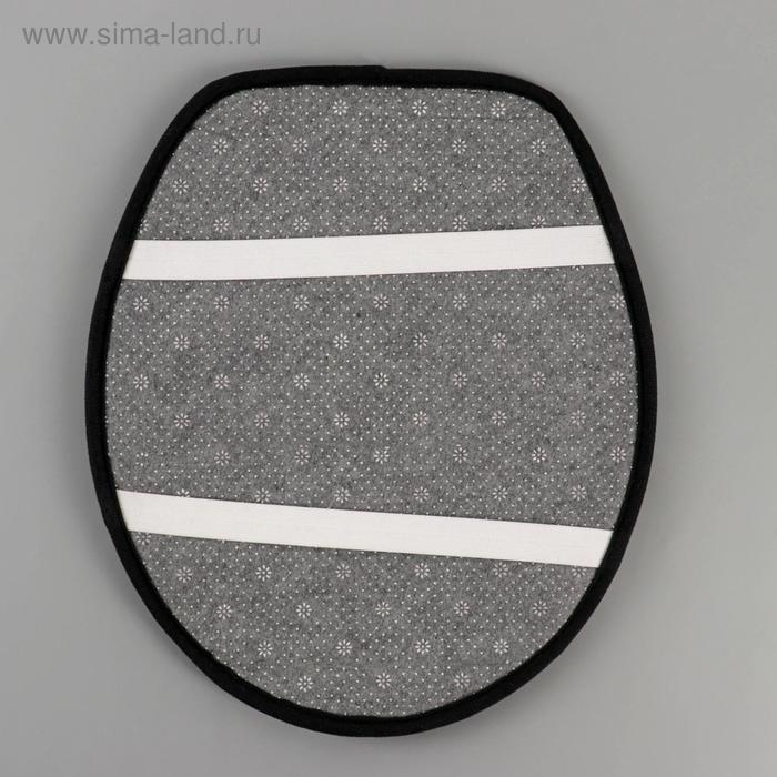 Набор ковриков для ванной и туалета Доляна &laquo;Плитка&raquo;, 3 шт: 50&times;80, 50&times;40, 43&times;38 см