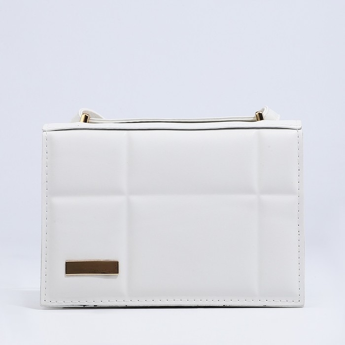 Сумка-мессенджер на магните, цвет белый