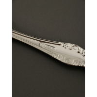 Ложка столовая «Тройка», h=19 см, толщина 2 мм, художественная роспись, цвет серебряный Ложка столовая «Тройка», h=19 см, толщина 2 мм, художественная роспись, цвет серебряный