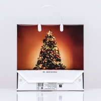 Новый год. Пакет "Ёлка", мягкий пластик, 30х30 120 мкм. Новый год. Пакет "Ёлка", мягкий пластик, 30х30 120 мкм.