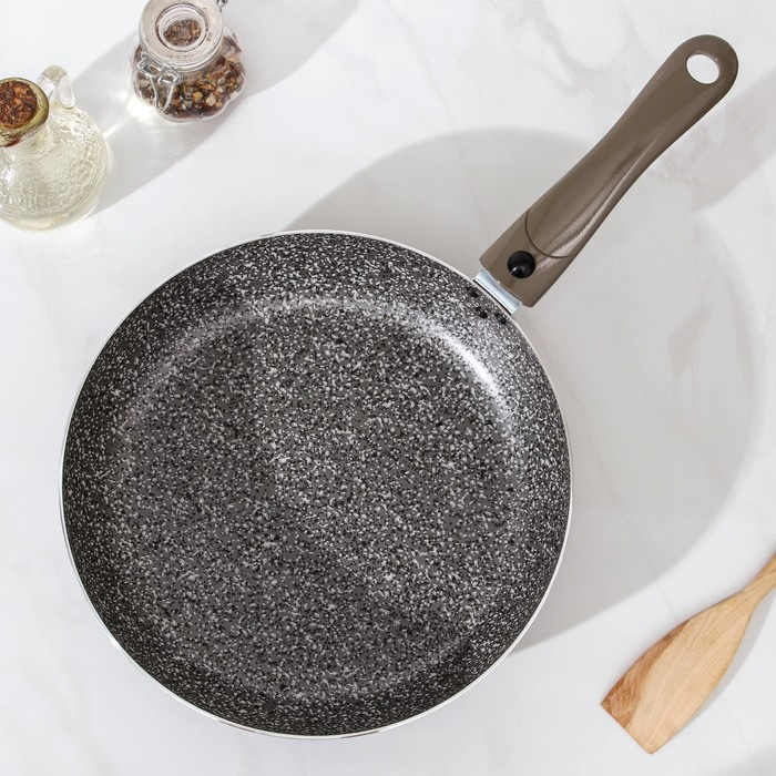 Сковорода Onyx, d=26 см, съёмная ручка, стеклянная крышка, антипригарное покрытие, цвет серый Сковорода Onyx, d=26 см, съёмная ручка, стеклянная крышка, антипригарное покрытие, цвет серый