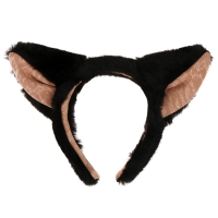 Карнавальный ободок «Кошечка», цвет чёрный Карнавальный ободок «Кошечка», цвет чёрный