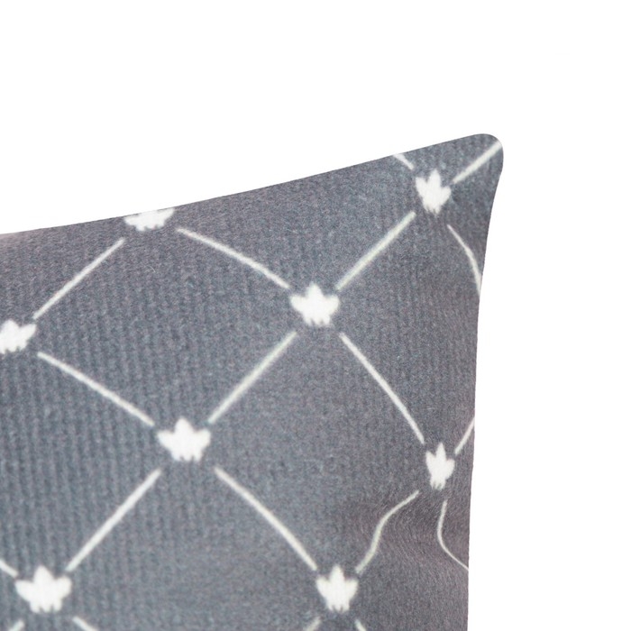 Подушка Этель "King" 40х40 см, велюр, 100% п/э