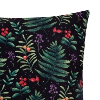 Наволочка декоративная Этель &laquo;Папоротник&raquo; 40х40 см, 100% п/э, велюр