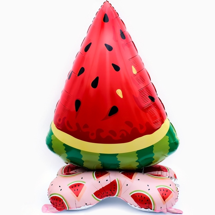 Шар фольгированный 48" &laquo;Арбуз&raquo;, на подставке, под воздух