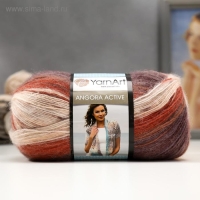 Пряжа "Angora Active" 25% мохер, 75% акрил 500м/100гр (851 бел-красн-коричн) Пряжа "Angora Active" 25% мохер, 75% акрил 500м/100гр (851 бел-красн-коричн)