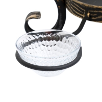 Подставка под садж кованная "Шелковый путь" с соусницами, 25 см Подставка под садж кованная "Шелковый путь" с соусницами, 25 см