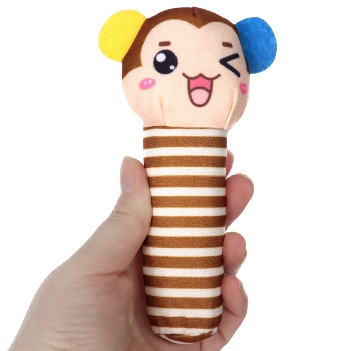 Игрушка пищалка, шуршалка «Обезьянка», Крошка Я Игрушка пищалка, шуршалка «Обезьянка», Крошка Я