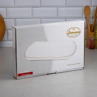 Тарелка Wave, прямоугольная, 2.2 л, фарфор, Иран