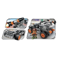 Конструктор блочный для мальчиков Полиция, 127 деталей