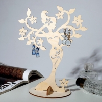 Подставка для украшений &laquo;Лесная фея&raquo; 20&times;12&times;25 см, толщина 3 мм, цвет бежевый