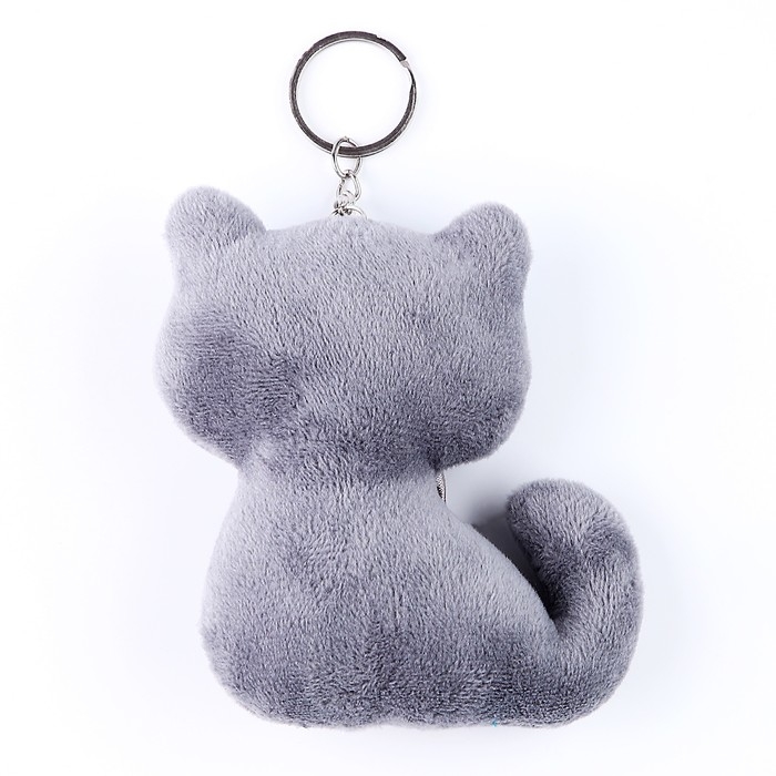 Мягкая игрушка &laquo;Котик&raquo;, на брелоке, 11 см, цвета МИКС