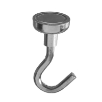 Магнит неодимовый Cartage с крючком для авто, d 16 мм, сцепление 5 кг Магнит неодимовый Cartage с крючком для авто, d 16 мм, сцепление 5 кг