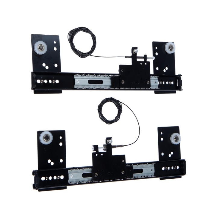 Комплект направляющих для поворотных дверей ТУНДРА L=350 мм., H=35 мм. Комплект направляющих для поворотных дверей ТУНДРА L=350 мм., H=35 мм.