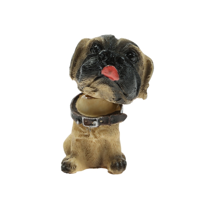 Собака на панель авто, качающая головой, мини, спаниель Собака на панель авто, качающая головой, мини, спаниель