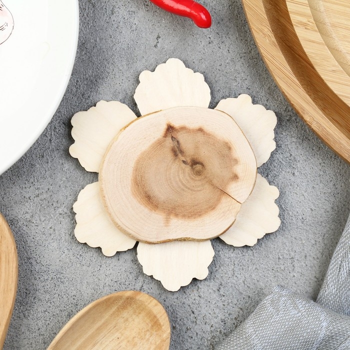 Подставка под горячее &laquo;Кекс&raquo;, 12 см, можжевельник