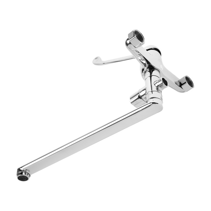 Смеситель для ванны Смеситель для ванны "ЦС-СМ" ЭП401576.D35, однорычажный, хирургический, излив 350 мм, хром