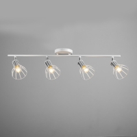 Светильник "Бостон" 4х60Вт Е14 белый/хром Светильник "Бостон" 4х60Вт Е14 белый/хром