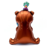 Шар фольгированный 38" &laquo;Мишка с подарком&raquo;, под воздух