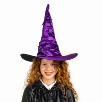 Карнавальная шляпа &laquo;Фиолетовая&raquo;, драпированная, с летучей мышью, р. 56 &ndash; 58