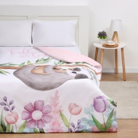 Пододеяльник "Этель" Fall in love 143х215 см, 100% хлопок, бязь Пододеяльник "Этель" Fall in love 143х215 см, 100% хлопок, бязь