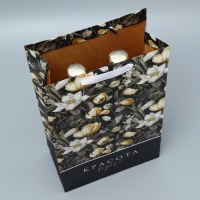 Пакет подарочный под две бутылки, упаковка, &laquo;Красота внутри&raquo;, 35 х 20 х 9 см