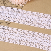 Кружево вязаное, 70 мм &times; 10 &plusmn; 1 м, цвет кипенно-белый